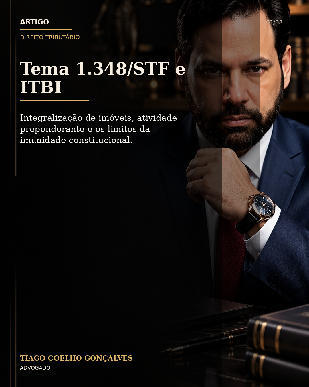 Capa editorial: Tema 1.348/STF e ITBI na integralização de imóveis